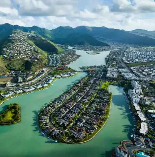 an aerial view on Kai, Hawaii