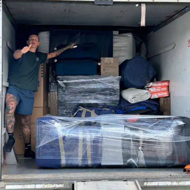 commercial movers in action