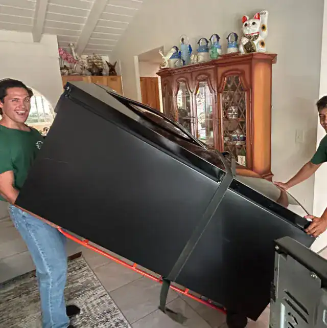Residential movers in action